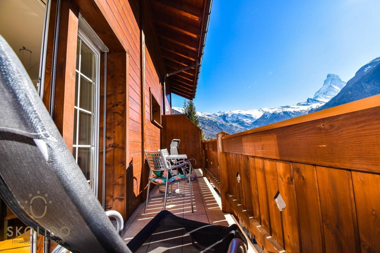 Wohnung In Zermatt Mit Postkarten Matterhornblick Dış mekan fotoğraf