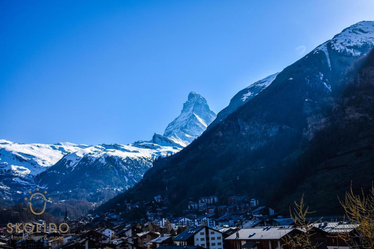 Wohnung In Zermatt Mit Postkarten Matterhornblick Dış mekan fotoğraf